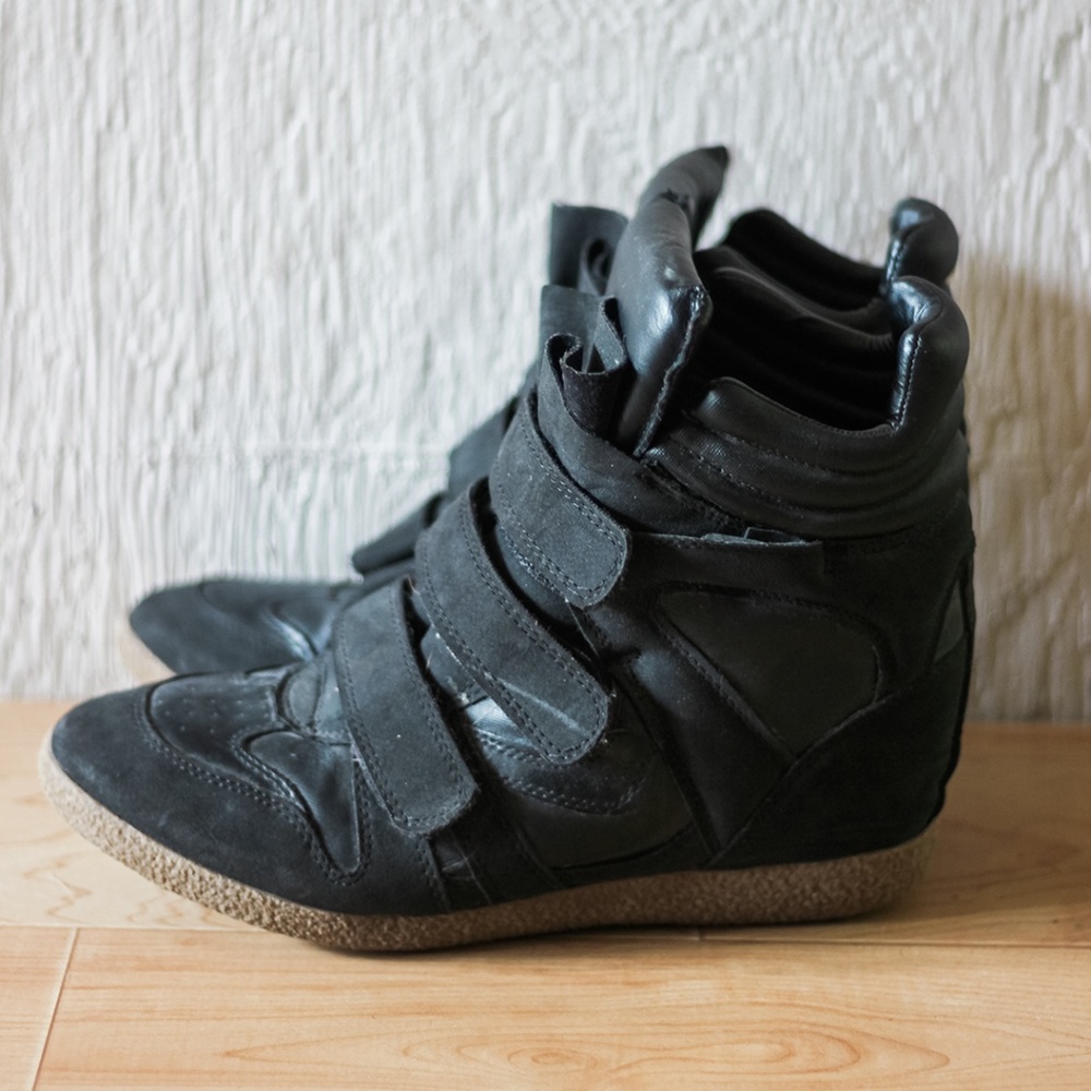 Target Xhilaration Black Wedge Sneakers